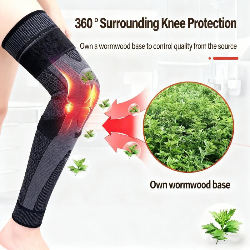 【Tiktok Black Friday】Warm Knee & Leg Sleeve | Non-Slip Long Cotton Sleeve for Fall/Winter | Joint Pain Relief in Sports & Daily Wear for Men & Women