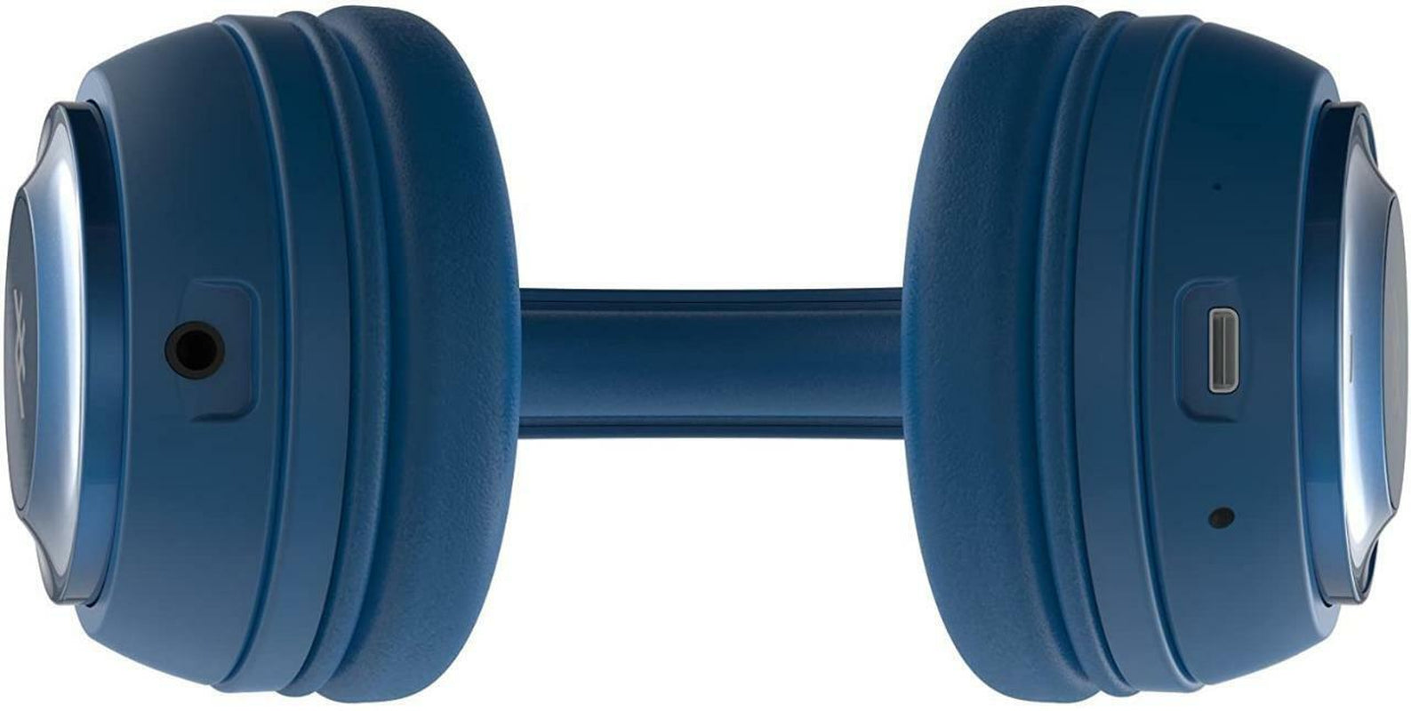 Ifrogz Bluetooth Headphones Aurora Noise Isolating On-Ear Controls and Mic Blue