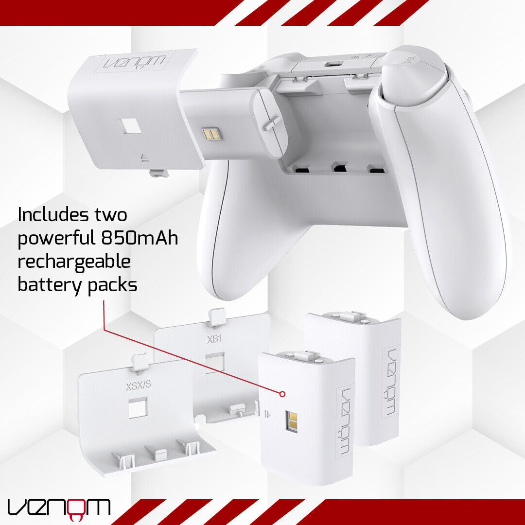 Xbox Charging Dock and Rechargeable Battery Packs for Series X Series S Xbox One