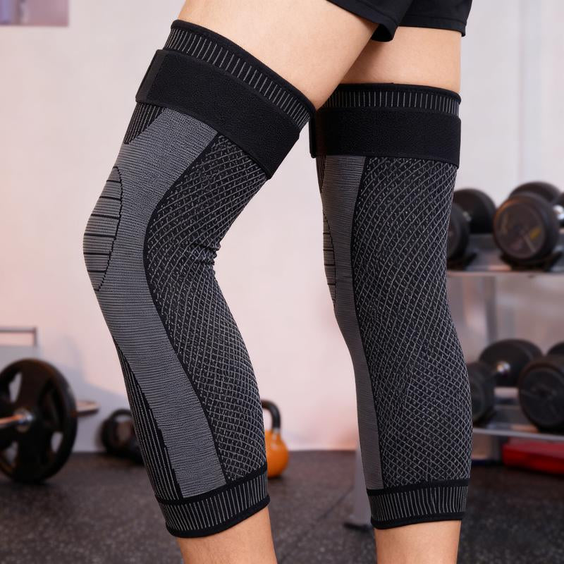 【Tiktok Black Friday】Warm Knee & Leg Sleeve | Non-Slip Long Cotton Sleeve for Fall/Winter | Joint Pain Relief in Sports & Daily Wear for Men & Women